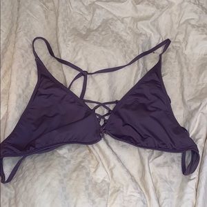 Dark lavender bikini top